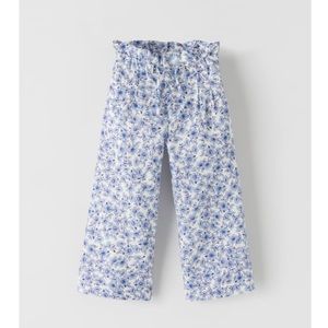 Zara Kids floral culottes sz 6